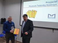 Dariusz de Lorm als Freund des  Museums der Festung Küstrin  ausgezeichnet