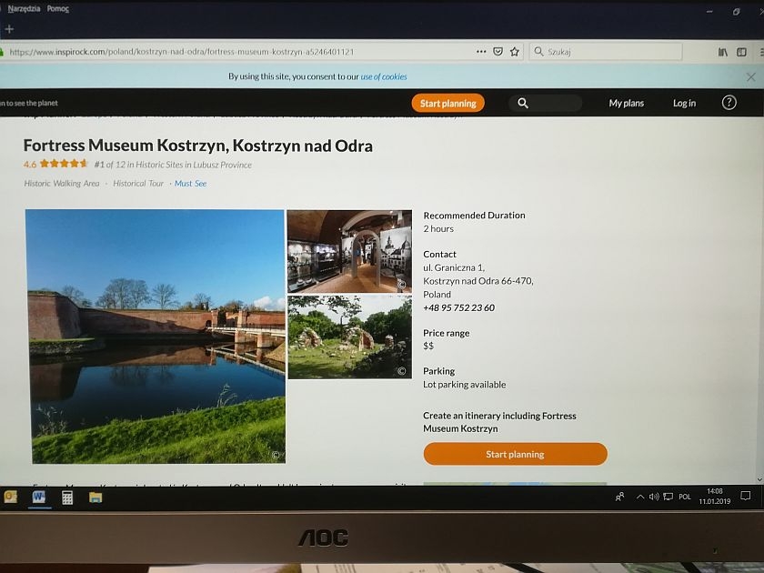 Das Festungsmuseum auf touristischen Portalen
